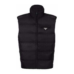 Prada Matte Finish Puffer Vest With High Collar - NWT